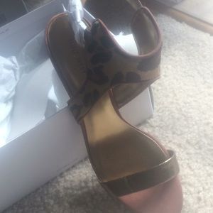 Cheetah print sandal